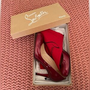 Christian Louboutin Simple Pump 85 Metal Patent size 38